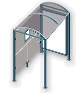 Zastávka autobusu – QUESSANT, 2500 mm Zastávka autobusu – QUESSANT, 2500 mm