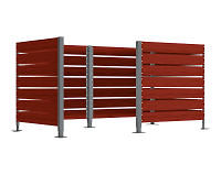 (obrázek pro) DECORATIVE WHEELIE BIN STORE OR FENCE 7 SLAT HLP CLADDING