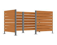 (obrázek pro) DECORATIVE WHEELIE BIN STORE OR FENCE 7 SLAT HLP CLADDING