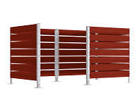 (obrázek pro) DECORATIVE WHEELIE BIN STORE OR FENCE 7 SLAT HLP CLADDING