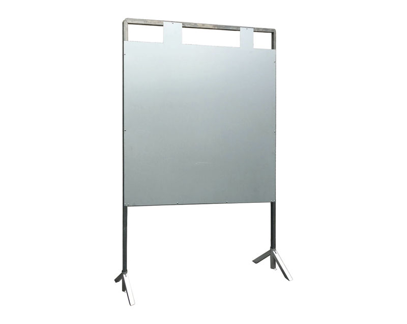 (obrázek pro) Volební vývěsní panel 150x170 cm, 2 kandidáti, profil 30x30 mm, zinkovaný