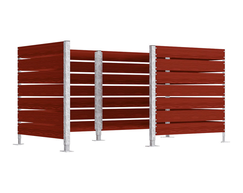 (obrázek pro) DECORATIVE WHEELIE BIN STORE OR FENCE 7 SLAT HLP CLADDING