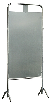 (obrázek pro) Volební vývěsní panel 100x170 cm, 1 kandidát, trubkový rám 35 mm, zinkovaný