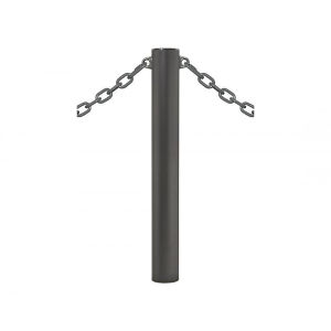 (obrázek pro) Sloupek pro řetězy pr. 114 mm, dvě očka, INOX